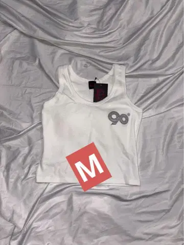 M 9090 girl OG 로고 글리터 탱크탑