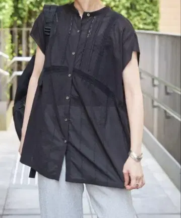 Spick & Span 60론 프렌치 레이스 블라우스 블랙
