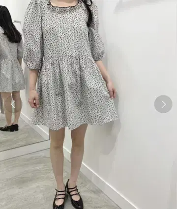 SANDY LIANG 꽃무늬 프릴 원피스