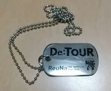ReoNa "De:TOUR" 도그 태그 목걸이 --