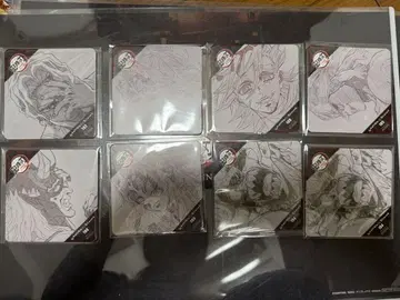 ufotable 다이닝 상현 집결 코스터 8종 무잔 코쿠시보 도우마