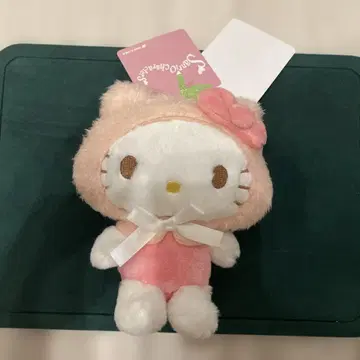 후르츠 케이프 헬로키티 마스코트 새상품