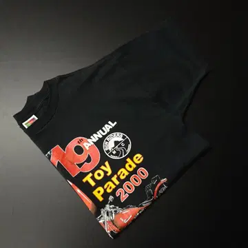 00s Toy Parade 2000 반팔 티셔츠 바이크 협찬 양면 프린트
