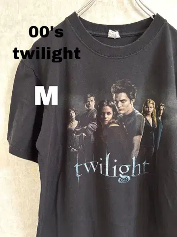 00's TWILIGHT 트와일라잇 티셔츠 반팔 블랙 영화 빈티지