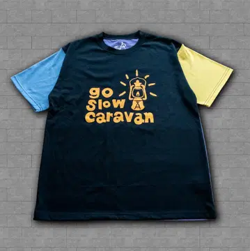 go slow caravan 티셔츠 멀티 컬러