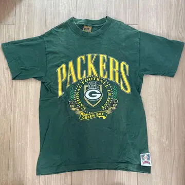 NUTMEG USA제 90년대 패커스 NFL 프린트 티셔츠