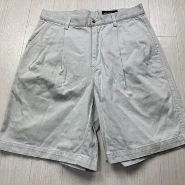 Eddie Bauer 치노 하프 팬츠 W31 베이지 실측치수 W76