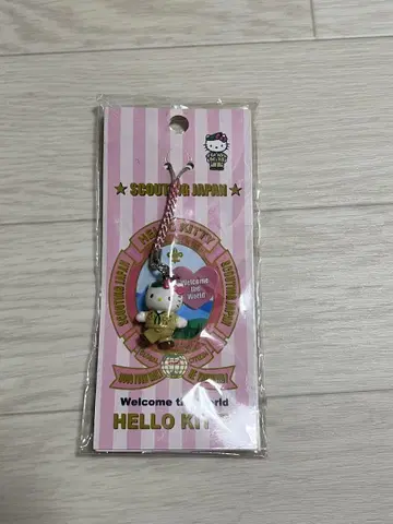 헬로키티 스트랩 웰컴 투 더 월드