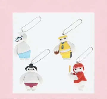 디즈니 리조트 캡슐 토이 베이맥스 컴플리트 4종