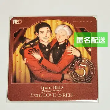 from RED 5th 코스터 새벽의 노래 유노이치카 콜라보 카페