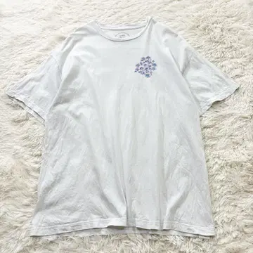 Anti Social Social Club 꽃무늬 로고 티셔츠 XL