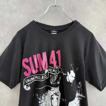 SUM41 밴드 티셔츠 블랙 M
