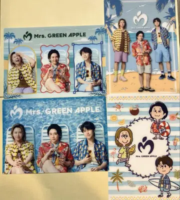 Mrs. GREEN APPLE 클리어 시트 2세트