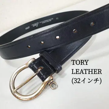TORY LEATHER 토리 레더 2627 브라이들 레더 벨트 32 블랙