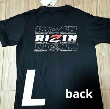 RIZIN 라이진 남성용 티셔츠 반팔 L 종합격투기 아사쿠라 미쿠루