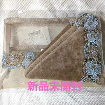 치카자와 레이스 곰 메쉬 파우치 세트