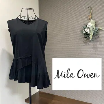 Mila Owen 미라 오웬 슬리브리스 티셔츠