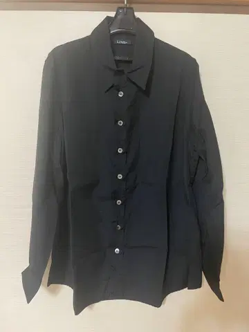 LIMI feu 블랙 긴팔 셔츠