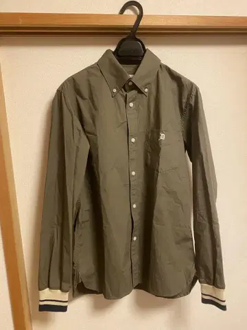 The Duffer 브라운 색상 M 사이즈 긴팔 셔츠
