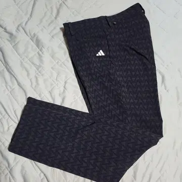 아디다스 블랙 다크 그레이 지그재그 팬츠