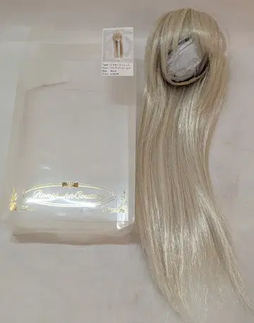 Ronshuka Couture 인형 가발 샤기 스트레이트 페어리 골드