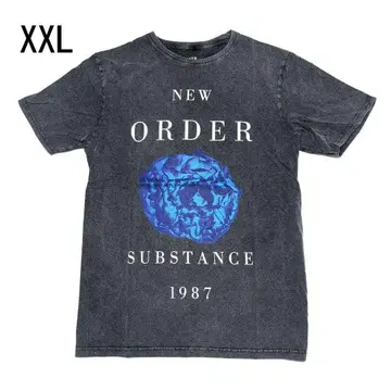 NEW ORDER 뉴 오더 티셔츠 차콜 그레이 2XL