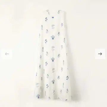 dium. 꽃 자수 원피스