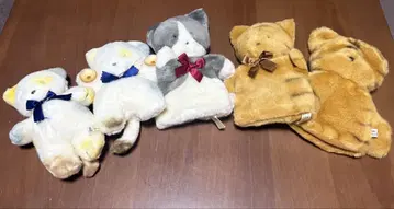 고양이 봉제 인형 5종 세트