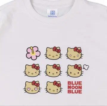 일광화상 키티 블루문 블루 티셔츠