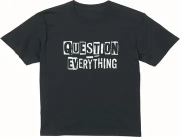 QUESTION EVERYTHING 반팔 티셔츠
