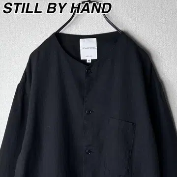STILL BY HAND 린넨 노카라 셔츠 자켓 스틸 바이 핸드