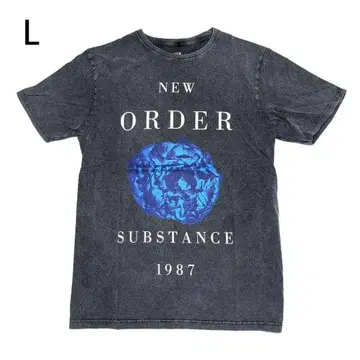 NEW ORDER 뉴 오더 티셔츠 차콜 그레이 L