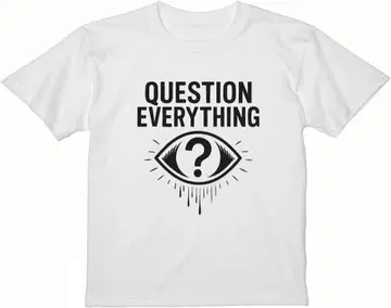 QUESTION EVERYTHING 반팔 티셔츠