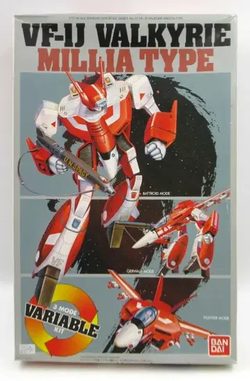 반다이 1/72 스케일 VF-1J 미리아 타입 가변 발키리