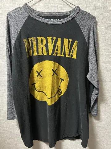 NIRVANA 7부 소매 티셔츠 XL