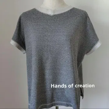 Hands of Creation 프렌치 슬리브 풀오버 보더