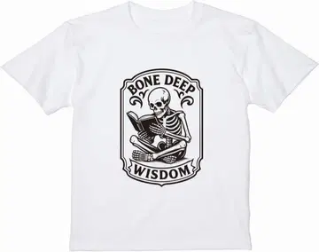 BONE DEEP WISDOM 티셔츠 화이트