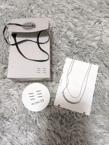 새상품! mimi33 스테인리스 목걸이