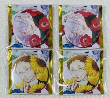 PandoraHearts 꽃말 캔뱃지 블레이크 레이무 각 2개
