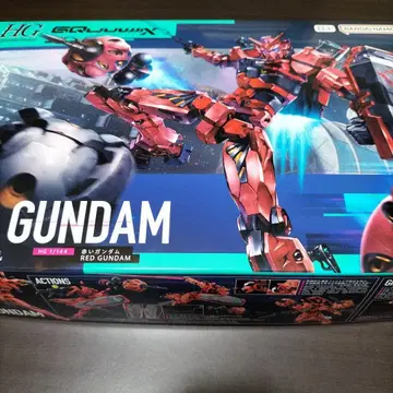 HG 빨간색 건담 'Gundam GQuuuuuuX' 지크 액스 새상품