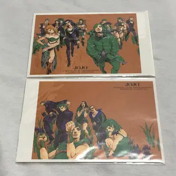 죠죠의 기묘한 모험 원화전 나가사키 가나자와 회장 한정 판매 엽서 2장