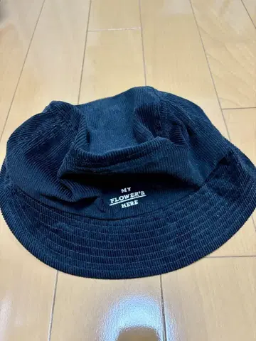 후지이 카제 MY FLOWER'S HERE 버킷 모자 L/XL 블랙