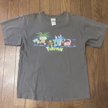 90s 포켓몬 Pokemon 티셔츠 빈티지 애니메이션 티셔츠