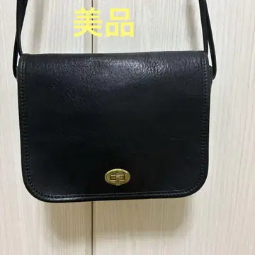 새상품급 슬로우 bono 플랩 너비 숄더백 블랙