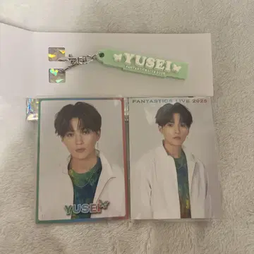 FANTASTICS 야기 유세이 포토 카드 러버 네임 스티커