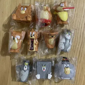 톰과 제리 소프트 비닐 퍼펫 마스코트 전 10종 컴플리트