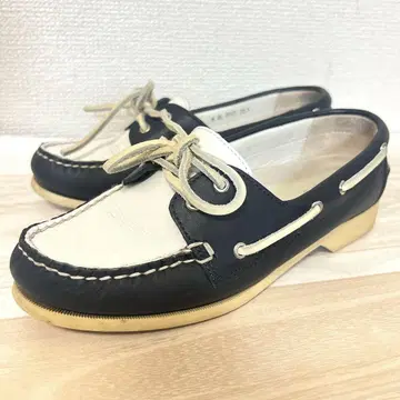 리걸 데크 슈즈 가죽 신발 22.5cm