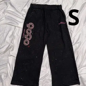 9090 girl OG 로고 글리터 스웨트 팬츠