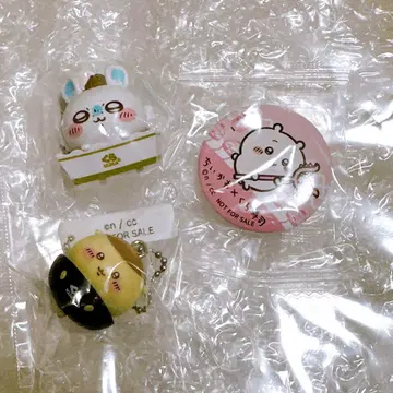 모몽가 밤만쥬 치이카와 (먼작귀) 쿠라스시 콜라보 피규어 캔뱃지