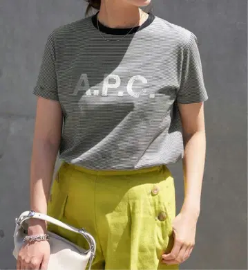 A.P.C./아페쎄 별주 보더 링거 티셔츠